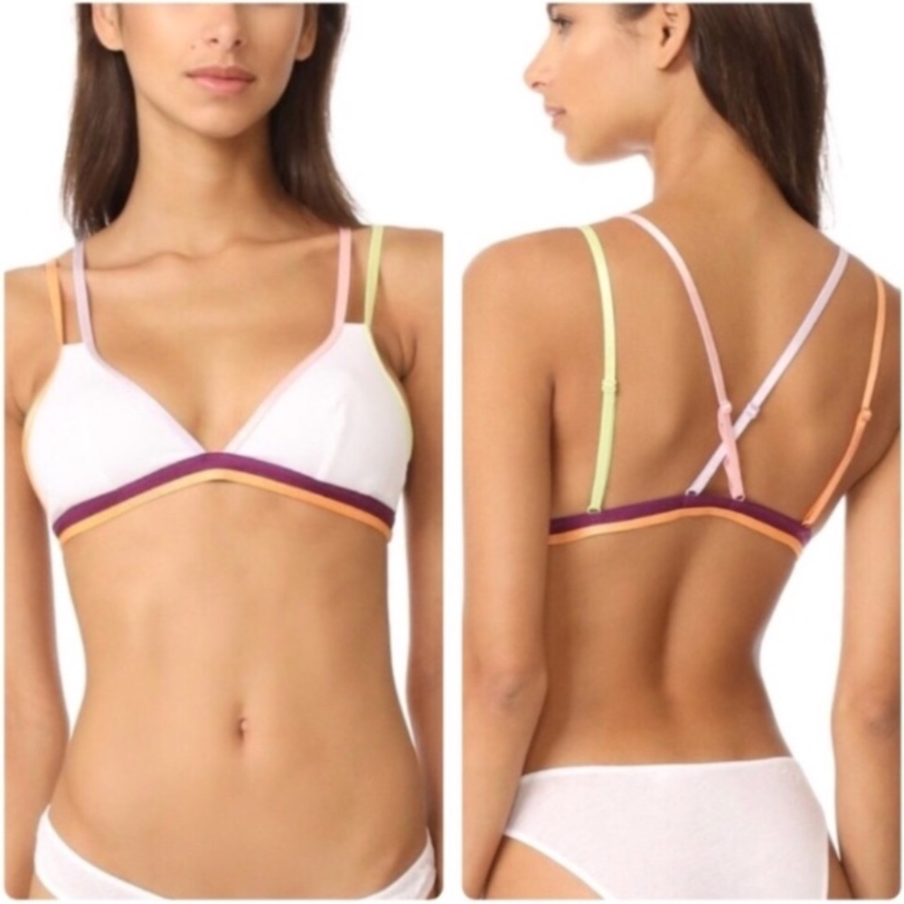 Intimately Free People Triangle Rainbow Bralette.